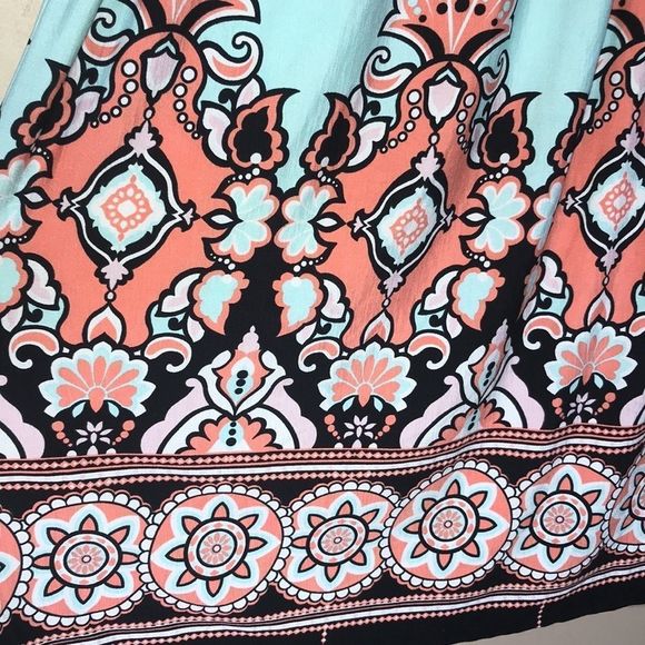 Paisley Grace on or off shoulder BoHo tunic size small - Picture 3 of 6